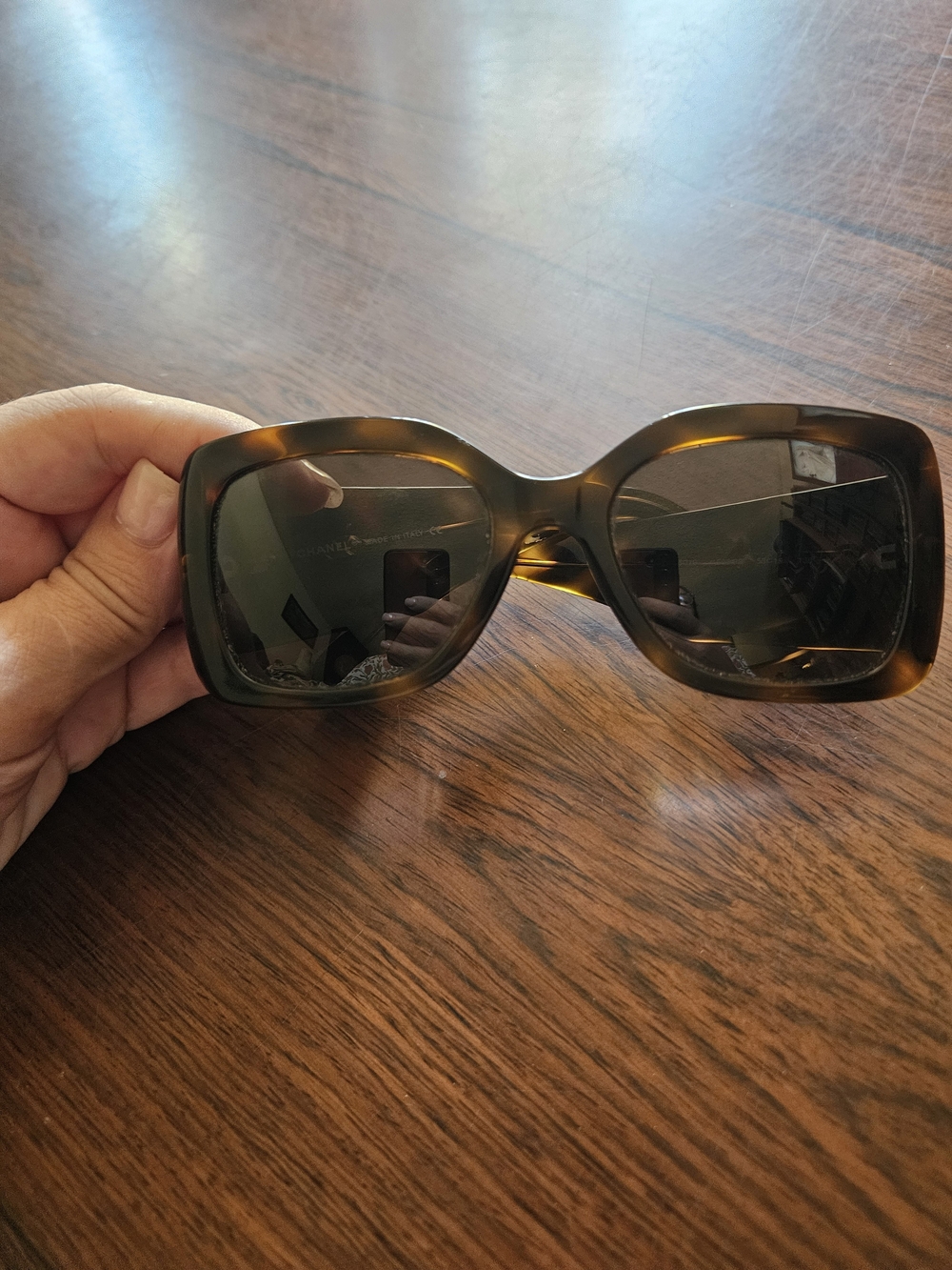 CHANEL Oversized Square Sunglasses - Tortoiseshell Brown